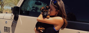 A Girl, a Jeep, and Her Dogs