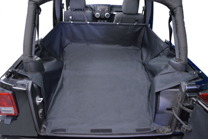 Dirtydog 4X4 Cargo Liner for Jeep Wrangler 2 Door - Black Dog Offroad