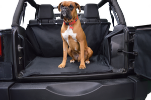 Dirtydog 4X4 Cargo Liner for Jeep Wrangler Unlimited 4 Door - Black Dog Offroad