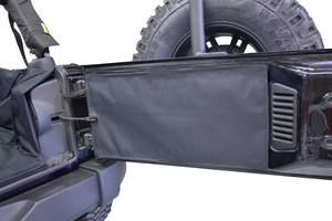 Dirtydog 4X4 Cargo Liner for Jeep Wrangler 2 Door - Black Dog Offroad