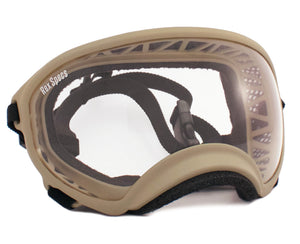 Rex Specs Dog Goggles Large - Coyote - Black Dog Offroad