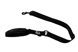 BDO Adventure Leash with Seatbelt Clip - Black Dog Offroad