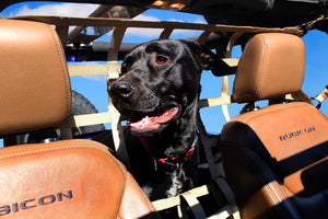 Black Dog Offroad Jeep Dog Divider for 07-18 Jeep Wrangler Unlimited JKU 4 Door - Black Dog Offroad