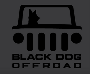 Black Dog Offroad Decal - Matte Black - Black Dog Offroad